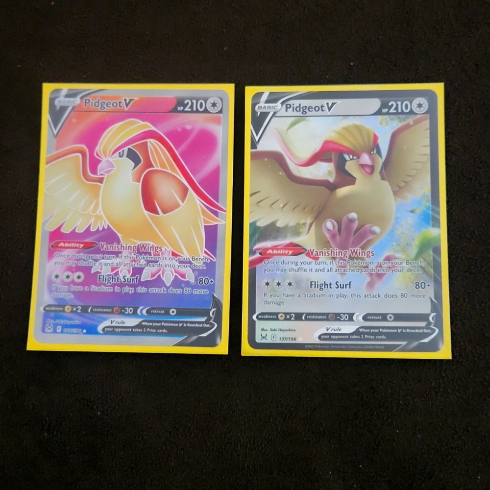 Lost origins Pidgeot V (set of 2)